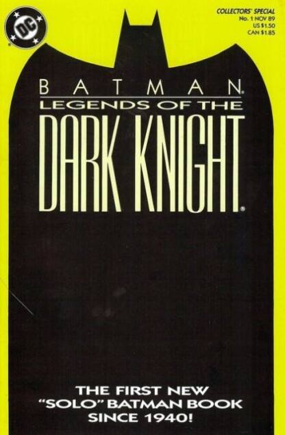 Batman: Legends of the Dark Knight #1 (1989) Premiere Issue