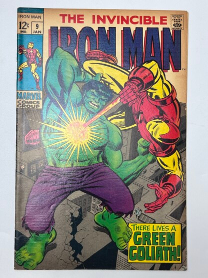 Iron Man #9 (1969) Iron Man vs the Hulk (Android)