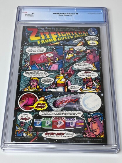 Venom: Lethal Protector #4 CGC 9.8 (1993) 1st app. of Scream (Donna Diego) - Image 2