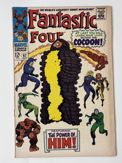 Fantastic Four #67 (1967) 1st cameo app. HIM (Adam Warlock)