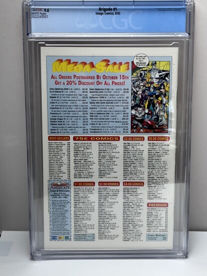 Brigade #1 CGC 9.6 (1992) 1st app. of Genocide - Image 2