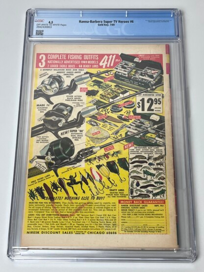 Hanna Barbera Super TV Heroes #6 CGC 4.5 (0) - Image 2