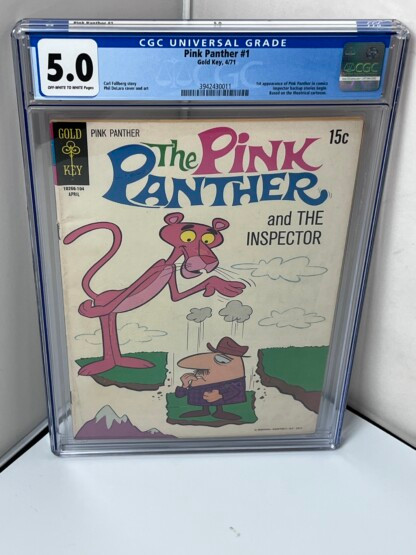 Pink Panther #1 CGC 5.0 (1971) 1st app. Pink Panther in comics