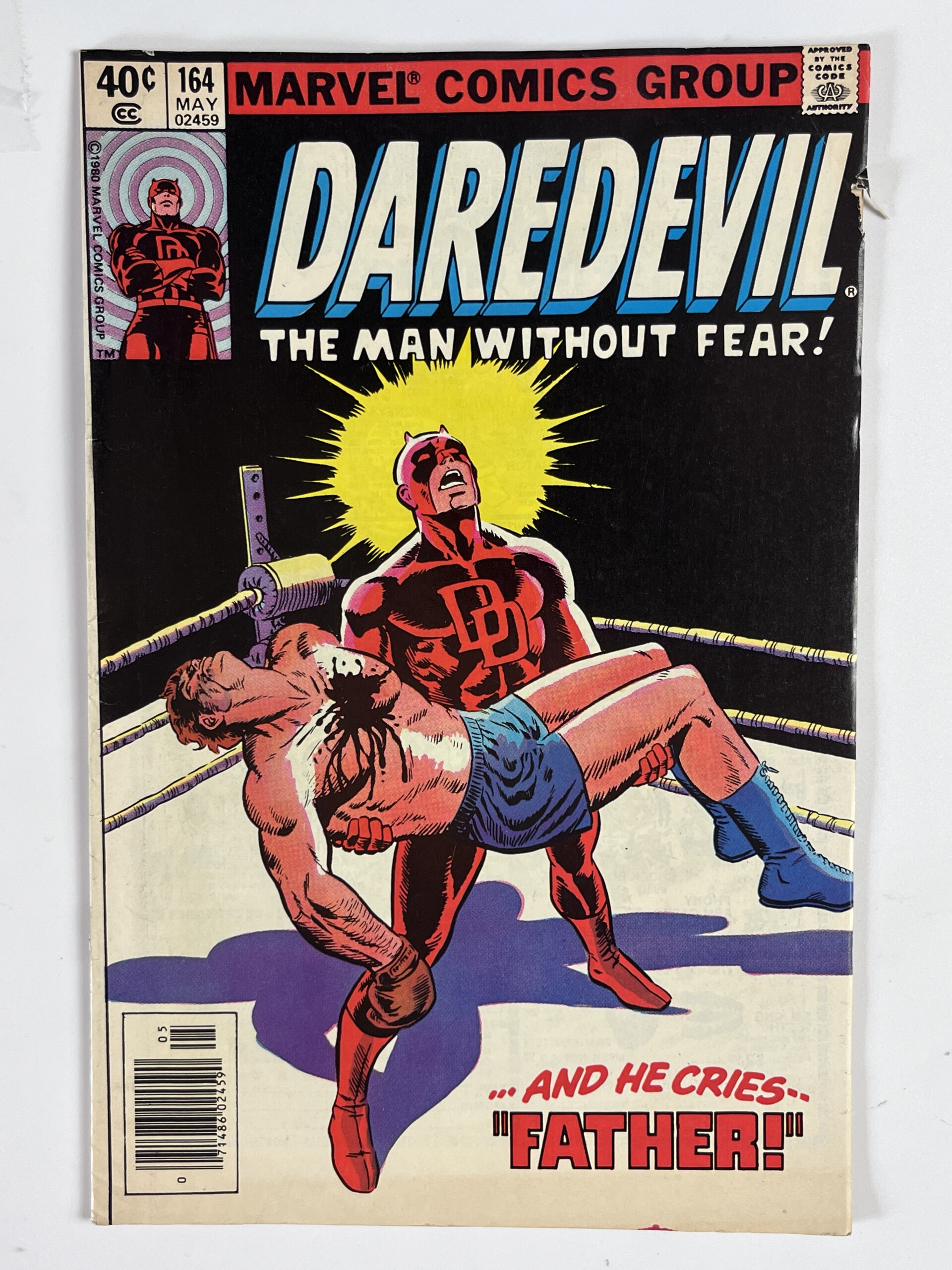 Daredevil #164 (1980) Origin of Daredevil retold in 5.0 Very Good/Fine
