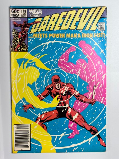 Daredevil #178 (1982) 1st meeting of Daredevil and the Heroes For Hire