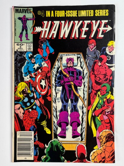 Hawkeye #4 (1983) Marriage of Hawkeye and Mockingbird