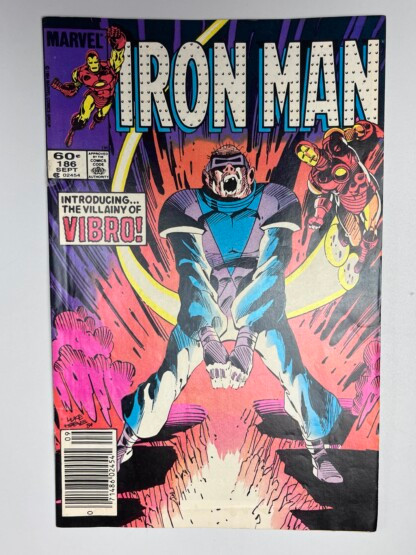 Iron Man #186 (1984) 1st app. Vibro