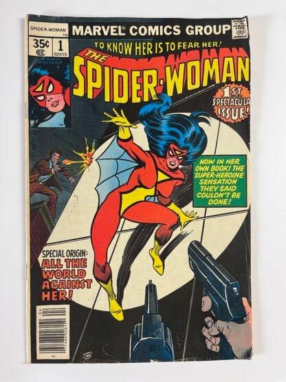 Spider-Woman #1 (1978) Premiere Issue, Origin & 1st solo series of Spider-Woman