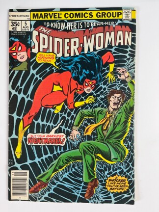 Spider-Woman #5 (1978) 1st full app. Morgen Le Fey (since the Golden Age)