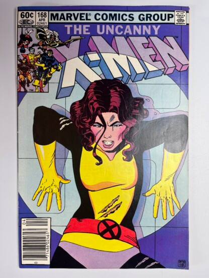 Uncanny X-Men #168 (1983) 1st app. Madelyn Pryor, 1st mention of Lockheed