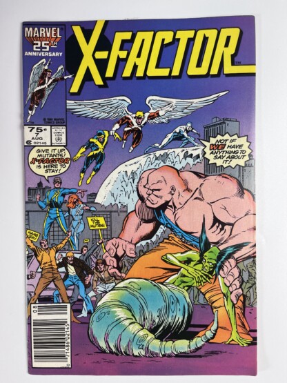 X-Factor #7 (1986) 1st app. Skids), 1st app. Trish Tilby, 1st app. Bulk, 1st app. Glow Worm