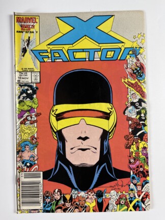 X-Factor #10 (1986) 25th Anniversary Frame cover