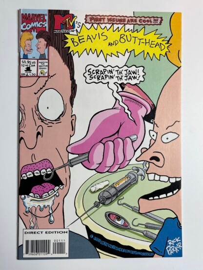 Beavis & Butt-Head #1 (1994) 1st app. of Beavis and Butthead