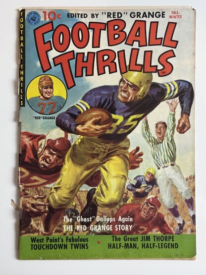 Football Thrills #1 (1951) Cover detached and spine completely split from back cover