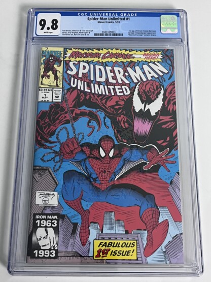 Spider-Man Unlimited #1 CGC 9.8 (1993) 1st app. Shriek, Debut of the Ravencroft Institute (named)