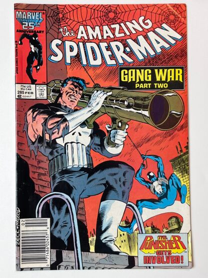 Amazing Spider-Man #285 (1987) Punisher app; Gang War Part 2