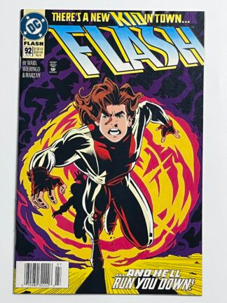 Flash #92 (1994) (Newsstand) 1st app. Impulse (Bart Allen)