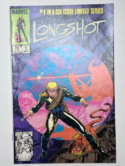 Longshot #1 (1985)  1st app. Longshot, 1st app. Spiral