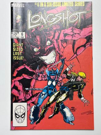 Longshot #6 (1986)  1st cover app. Mojo