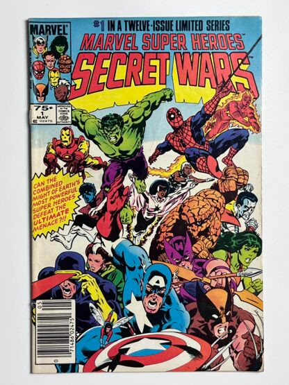 Marvel Super Heroes Secret Wars #1 (1984) (Newsstand) Premiere Issue, 1st cameo app. The Beyonder