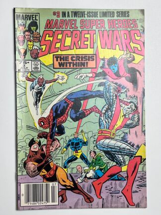 Marvel Super Heroes Secret Wars #3 (1984) (Newsstand) 1st app. Volcana, 1st app. Titania
