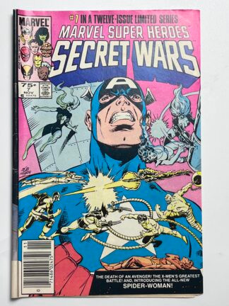 Marvel Super Heroes Secret Wars #7 (1984) (Newsstand) 1st full app. Spider-Woman (Julia Carpenter)