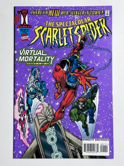 Spectacular Scarlet Spider #1 (1995)  1st app. of Override, 1st app. of Aura