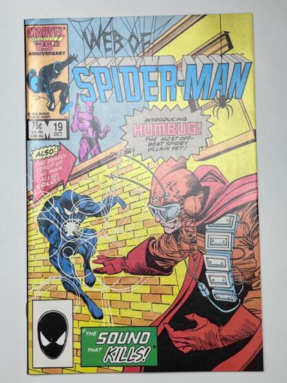 Web of Spider-Man #19 (1986)  1st app. Humbug (Buck Mitty)
