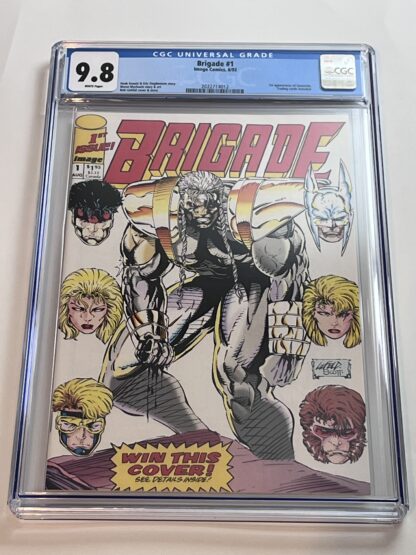 Brigade #1 CGC 9.8 (1992) 1st app. of Genocide