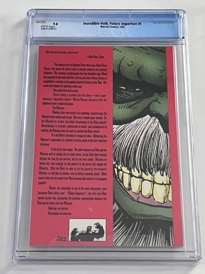 Incredible Hulk: Future Imperfect #2 CGC 9.8 (1993) 1st cover app. Maestro - Image 2