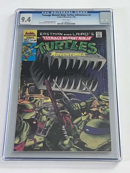 Teenage Mutant Ninja Turtles Adventures #2 CGC 9.4 (1989)
