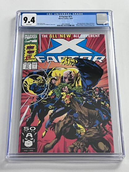 X-Factor #71 CGC 9.4 (1991) 1st cover app. Strong Guy