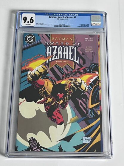 Batman: Sword of Azrael #1 CGC 9.6 (1992) 1st app. Azrael