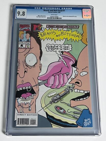 Beavis & Butt-Head #1 CGC 9.8 (1994) 1st app. of Beavis and Butthead