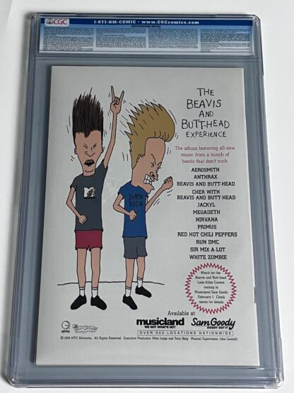 Beavis & Butt-Head #1 CGC 9.8 (1994) 1st app. of Beavis and Butthead - Image 2