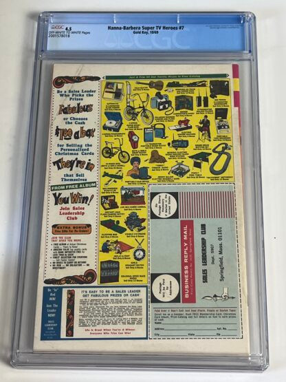 Hanna Barbera Super TV Heroes #7 CGC 4.5 (1969) - Image 2