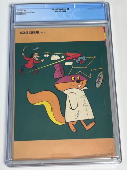 Secret Squirrel #1 CGC 5.5 (1966) 1st app. Secret Squirrel - Image 2