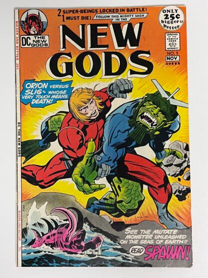 New Gods #5 (1971)  1st full app. Slig