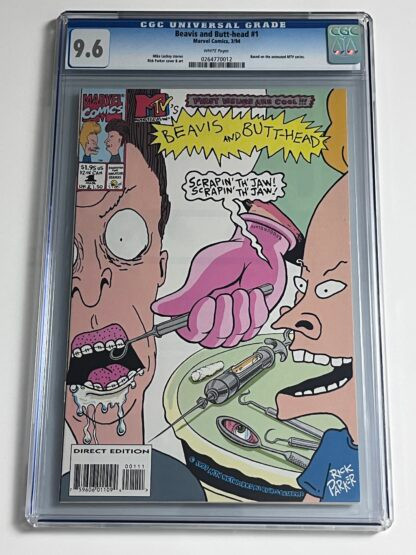 Beavis & Butt-Head #1 CGC 9.6 (1994) 1st app. of Beavis and Butthead