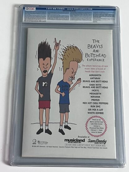 Beavis & Butt-Head #1 CGC 9.4 (1994) 1st app. of Beavis and Butthead - Image 2