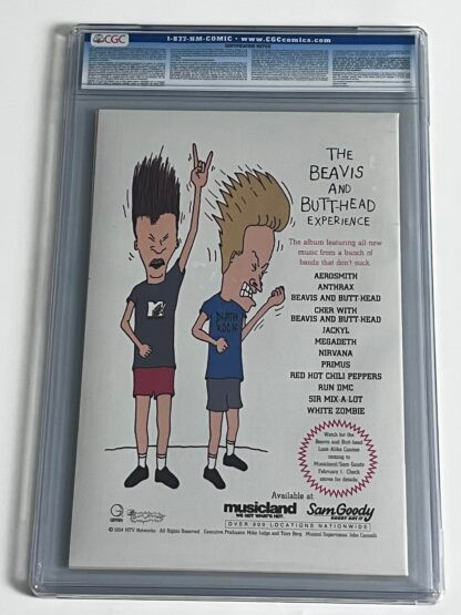 Beavis & Butt-Head #1 CGC 9.6 (1994) 1st app. of Beavis and Butthead - Image 2