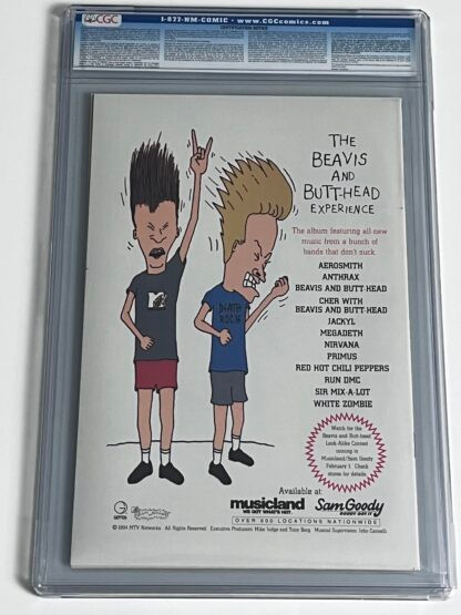 Beavis & Butt-Head #1 CGC 9.6 (1994) 1st app. of Beavis and Butthead - Image 2