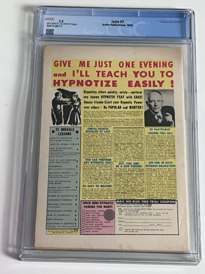 She's Josie #3 CGC 7.5 (1963) - Image 2