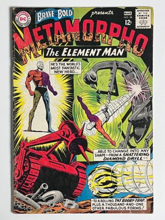 Brave and Bold #58 (1965)  2nd app. Metamorpho