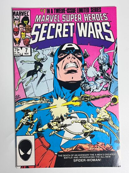Marvel Super Heroes Secret Wars #7 (1984)  1st full app. Spider-Woman (Julia Carpenter)