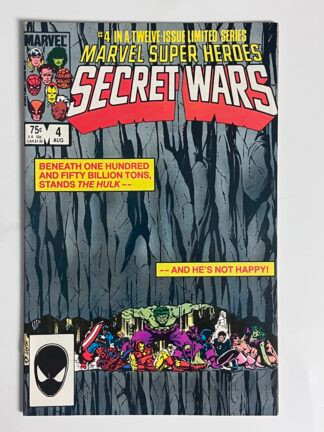 Marvel Super Heroes Secret Wars #4 (1984)  1st app. Zsaji, Classic cover art by Bob Layton