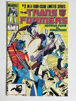 Transformers #2 (1984)  2nd app. Optimus Prime, 2nd app. Megatron, 2nd app. Starscream