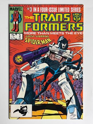Transformers #3 (1985)  Crossover app. by Spider-Man