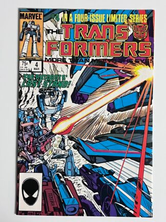 Transformers #4 (1985)  1st app. of Shockwave, 1st cameo app. of the Dinobots