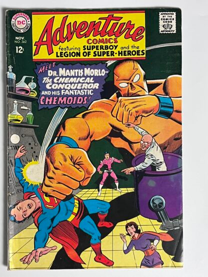 Adventure Comics #362 (1967)  1st app. Dr. Marlo, 1st app. Chemoids, 1st app. King Voxv